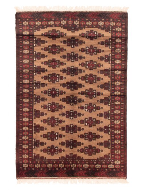Turkmenistan Turkman 4'5" x 6'4" Hand-knotted Wool Rug 