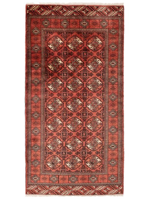Turkmenistan Turkman 3'8" x 7'3" Hand-knotted Wool Rug 