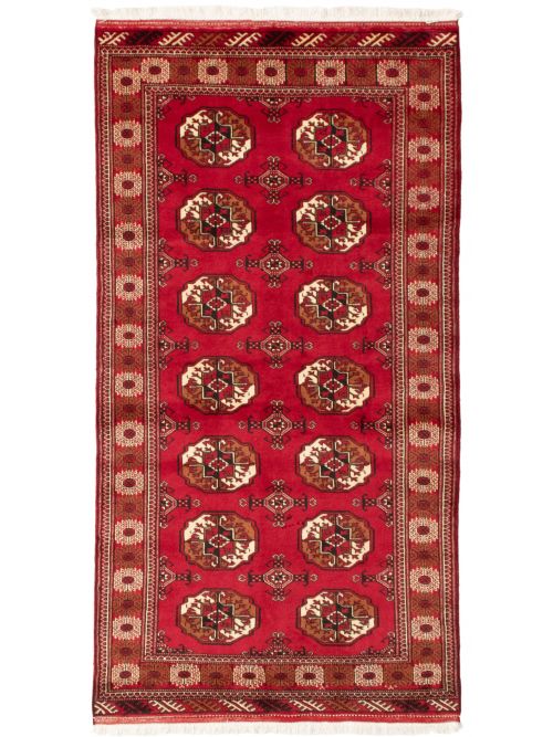 Turkmenistan Turkman 3'9" x 6'9" Hand-knotted Wool Rug 