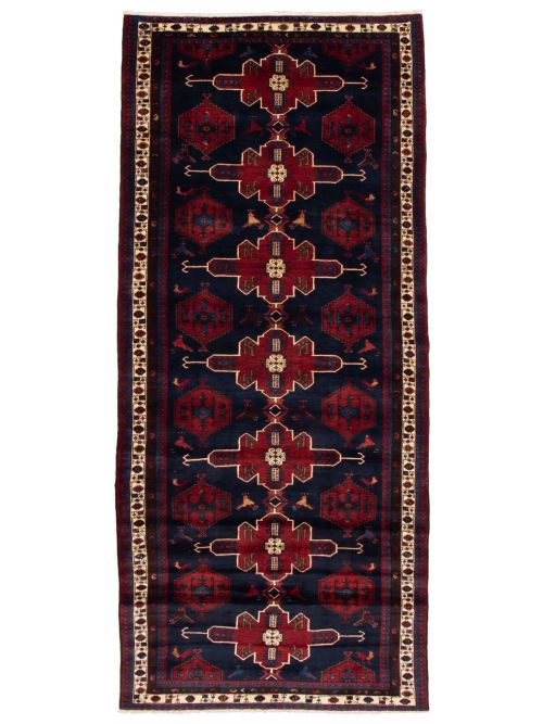 Persian Syle 5'5" x 13'2" Hand-knotted Wool Rug 