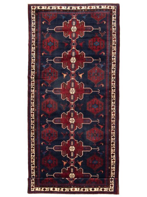 Persian Syle 5'8" x 13'5" Hand-knotted Wool Rug 