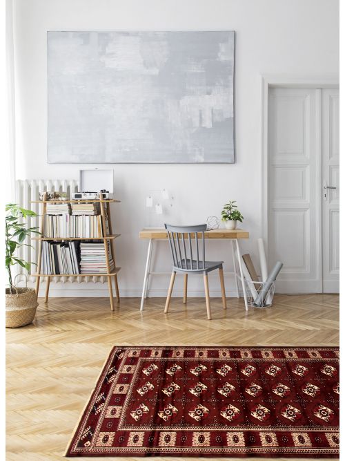 Turkmenistan Turkman 4'3" x 6'6" Hand-knotted Wool Rug 