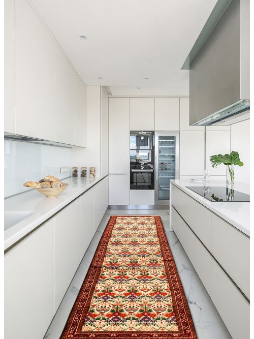 Persian Style 2'9" x 9'2" Hand-knotted Wool Rug 