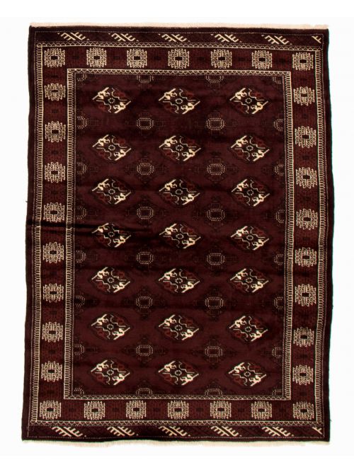 Turkmenistan Turkman 4'5" x 5'11" Hand-knotted Wool Rug 