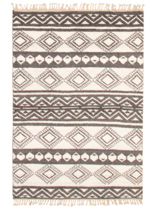 Tapis arlequin 4'7" x 6'6" en laine