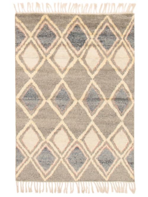 Tapis arlequin 5'4" x 7'5" en laine