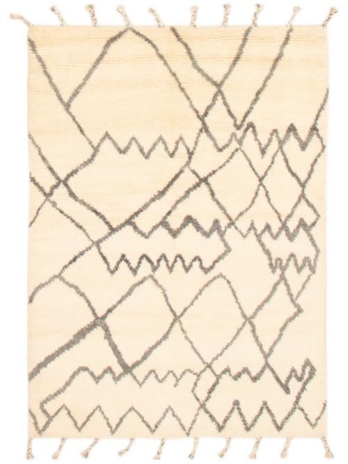 Tapis arlequin 5'5" x 7'7" en laine