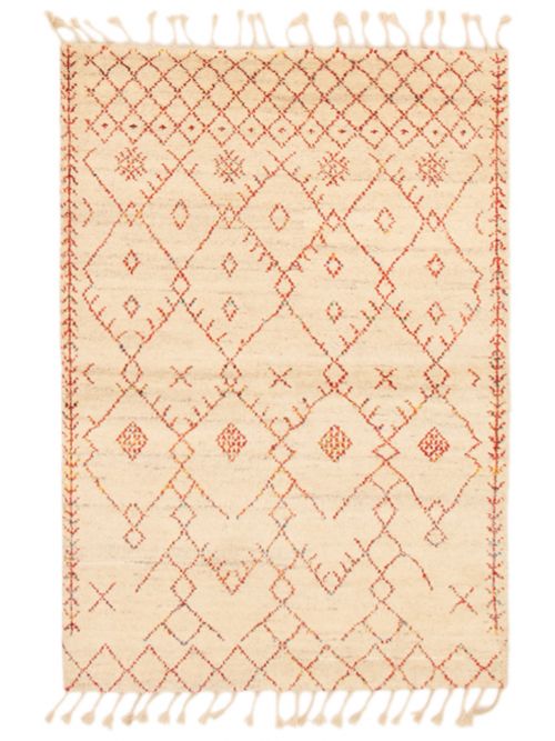 Tapis arlequin 4'7" x 6'8" en laine