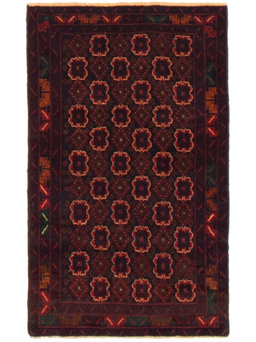 Afghan Teimani 2'10" x 4'7" Hand-knotted Wool Rug 