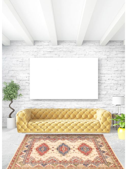 Afghan Finest Ghazni 5'8" x 7'8" Hand-knotted Wool Rug 