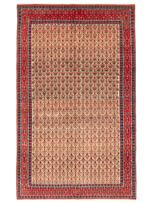 Turkish Kayseri Vintage 4'2" x 6'9" Hand-knotted Wool Rug 