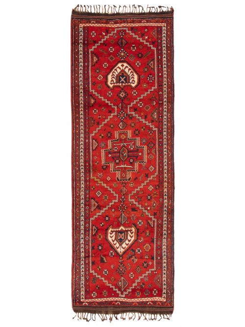 Persian Style 3'11" x 11'3" Hand-knotted Wool Rug 