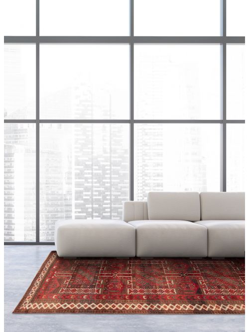 Persian Style 5'2" x 12'11" Hand-knotted Wool Rug 