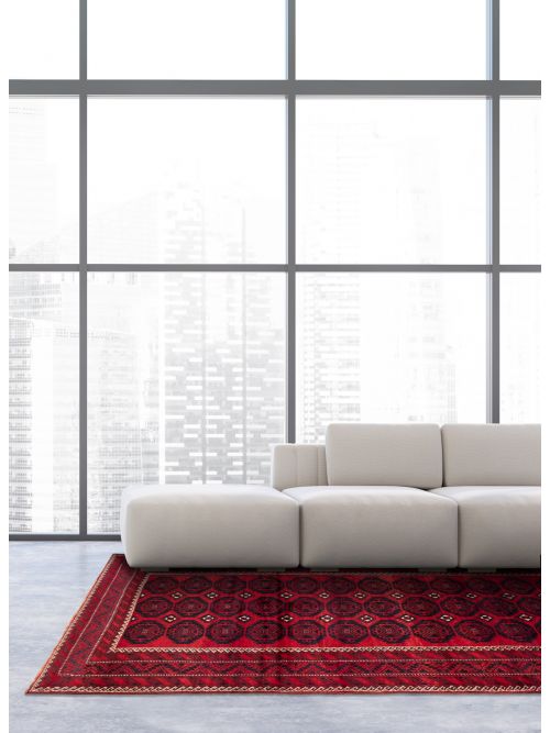Persian Style 5'9" x 12'8" Hand-knotted Wool Rug 