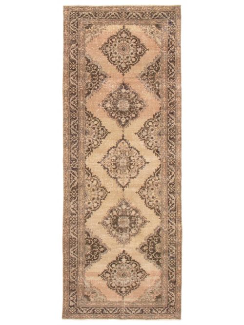 Turkish Anadol Vintage 4'9" x 12'6" Hand-knotted Wool Rug 