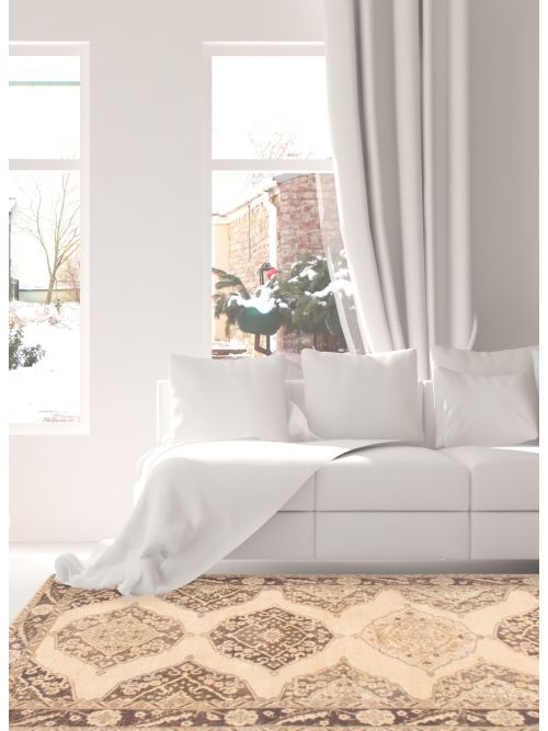 Turkish Anadol Vintage 4'9" x 12'0" Hand-knotted Wool Rug 