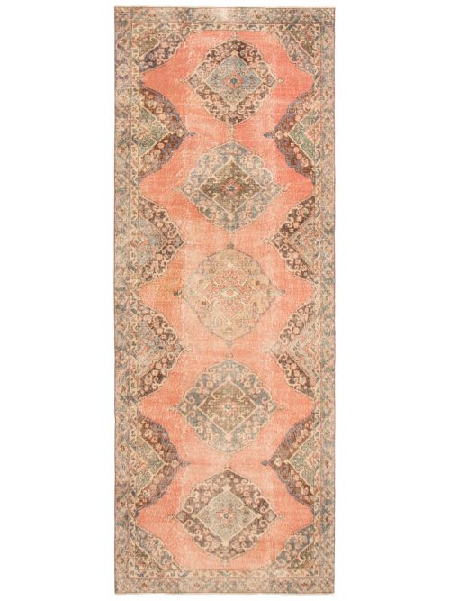 Turkish Anadol Vintage 4'5" x 11'7" Hand-knotted Wool Rug 