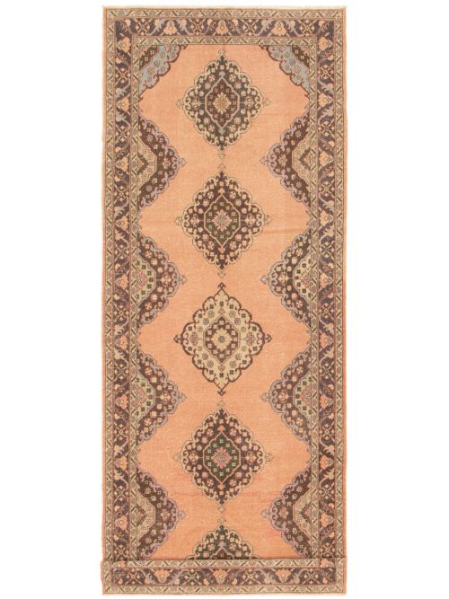 Turkish Anadol Vintage 5'0" x 13'10" Hand-knotted Wool Rug 