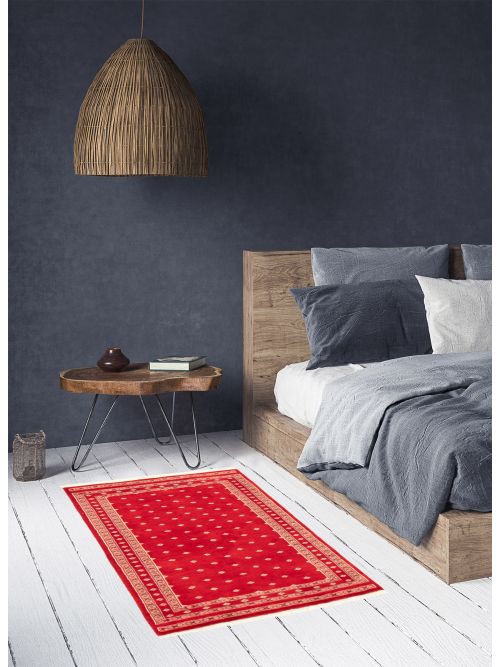 Pakistani Finest Peshawar Bokhara 2'6" x 3'9" Hand-knotted Wool Rug 