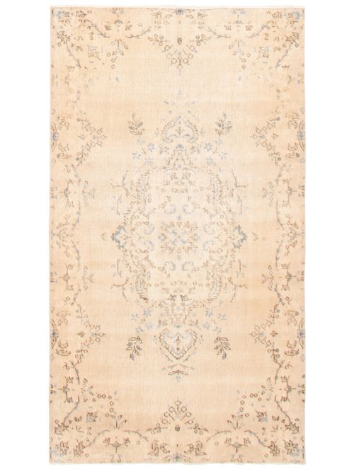 Turkish Antalya Vintage 3'11" x 6'11" Hand-knotted Wool Rug 