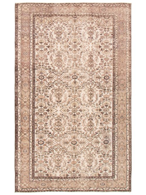Turkish Antalya Vintage 5'9" x 9'5" Hand-knotted Wool Rug 