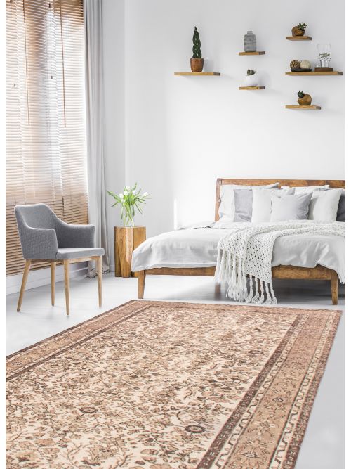Turkish Antalya Vintage 5'9" x 9'5" Hand-knotted Wool Rug 