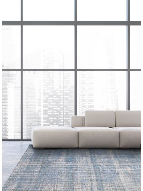 Turkish Color Transition 7'7" x 13'1" Hand-knotted Wool Rug 