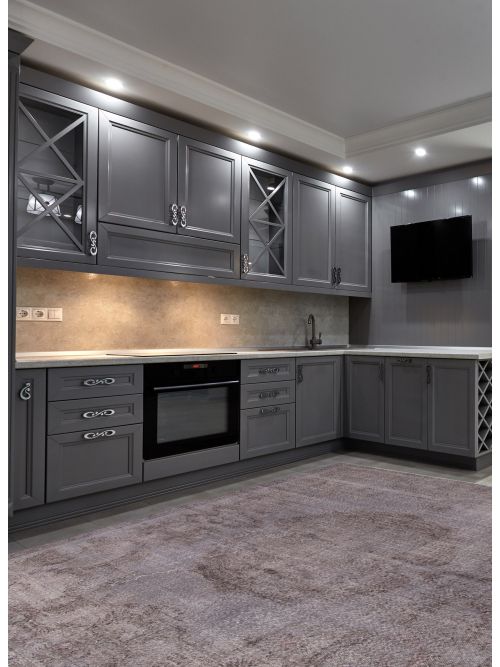 Turkish Color Transition 6'10" x 10'3" Hand-knotted Wool Rug 