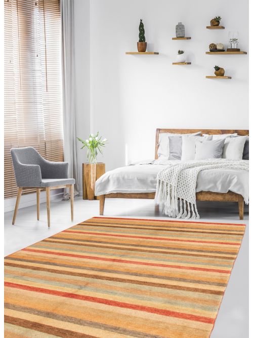 Pakistani Finest Peshawar Ziegler 6'0" x 9'1" Hand-knotted Wool Rug 