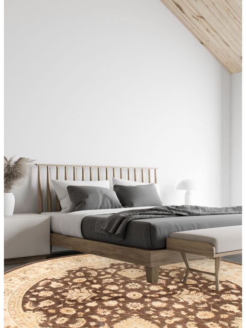 Tapis peshawar oushak 10'1" x 10'1" en laine