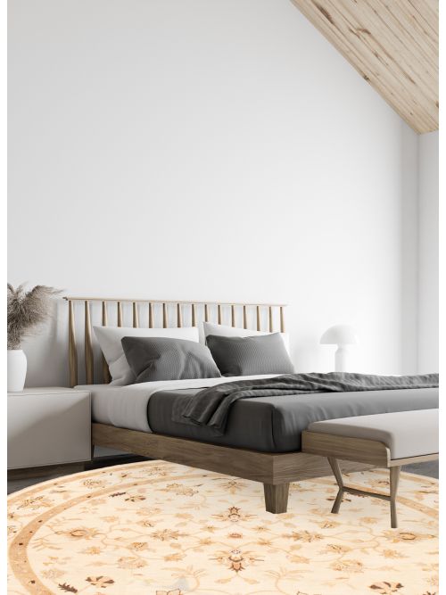 Tapis peshawar oushak 9'9" x 9'9" en laine