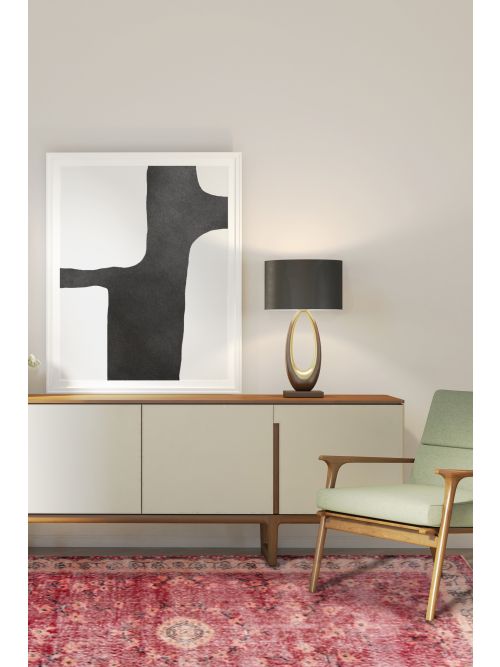 Tapis melis vintage 3'11" x 6'11" en laine