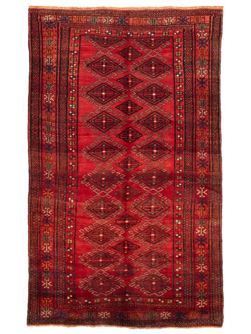 Persian Style 5'5" x 9'4" Hand-knotted Wool Rug 
