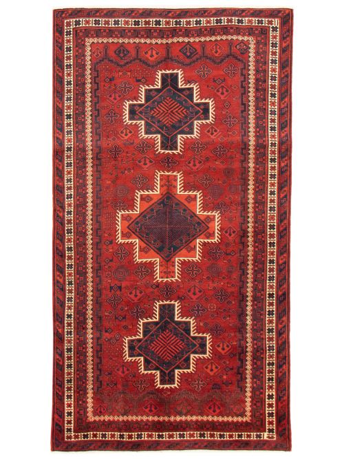 Persian Style 4'10" x 8'10" Hand-knotted Wool Rug 