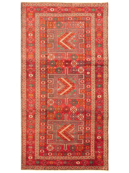 Persian Style 5'1" x 9'10" Hand-knotted Wool Rug 