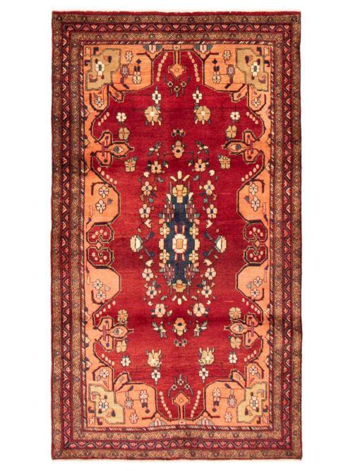Persian Style 4'11" x 9'0" Hand-knotted Wool Rug 