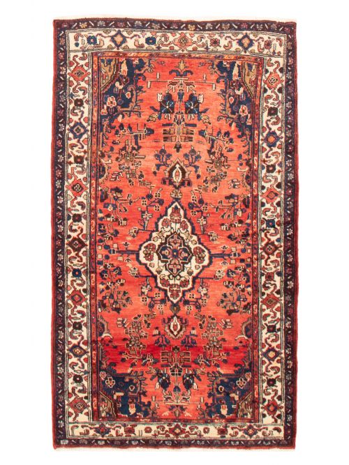 Persian Style 3'9" x 6'9" Hand-knotted Wool Rug 