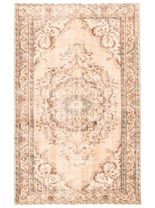 Turkish Melis Vintage 5'3" x 8'5" Hand-knotted Wool Rug 