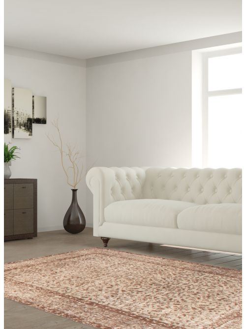 Turkish Color Transition 3'10" x 6'9" Hand-knotted Wool Rug 