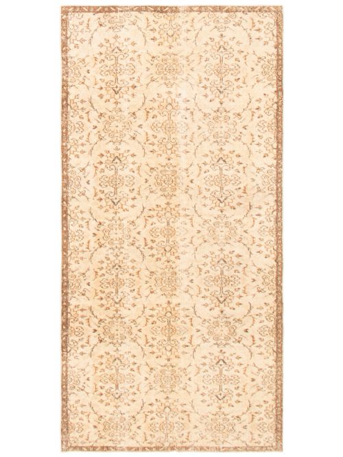 Turkish Melis Vintage 4'0" x 8'2" Hand-knotted Wool Rug 
