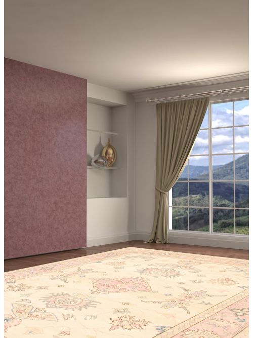 Pakistani Modern Oushak 9'1" x 12'2" Hand-knotted Wool Rug 