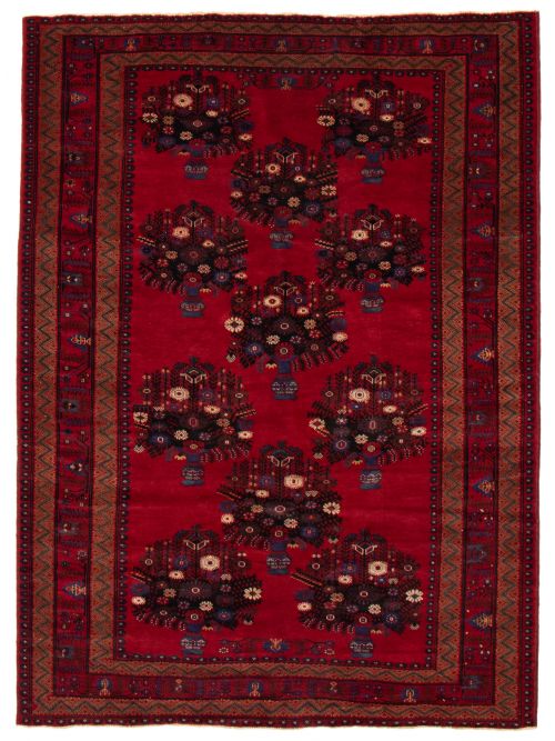 Afghan Royal Baluch 7'0" x 9'9" Hand-knotted Wool Rug 