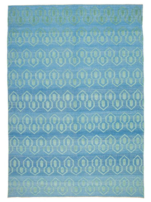 Pakistani Finest Peshawar Ziegler 10'0" x 14'3" Hand-knotted Wool Rug 