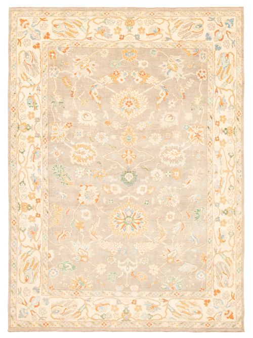 Pakistani Modern Oushak 9'1" x 12'4" Hand-knotted Wool Rug 