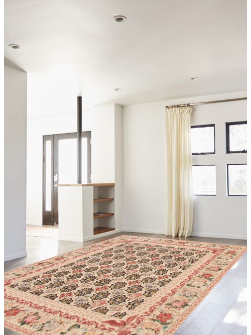 Chinese French Tapestry 8'0" x 10'0" Needlepoint Wool Tapestry Kilim 