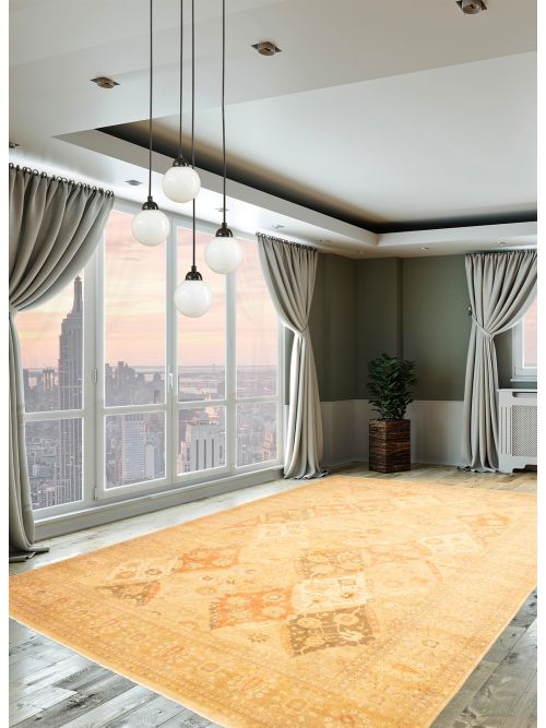Pakistani Pako Persian 18 Of 20 12'0" x 19'10" Hand-knotted Wool Rug 