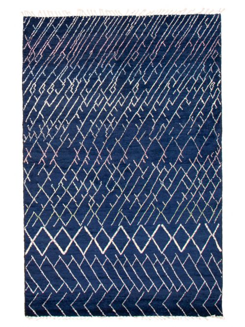 Pakistani Pak Finest Marrakesh 6'1" x 9'3" Hand-knotted Wool Rug 
