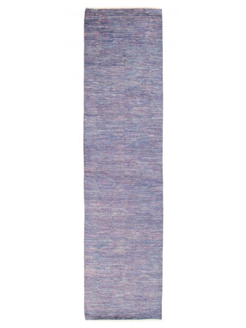 Pakistani Pak Finest Gabbeh 2'7" x 10'2" Hand-knotted Wool Rug 