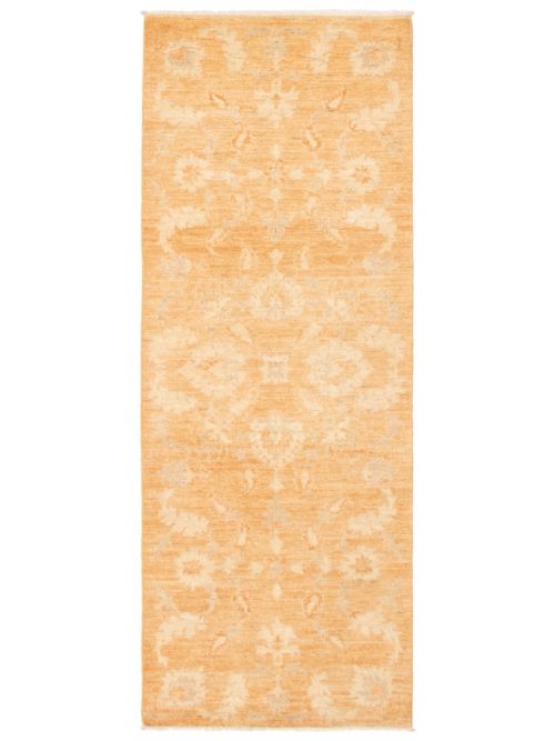 Pakistani Peshawar Oushak 3'0" x 7'9" Hand-knotted Wool Rug 