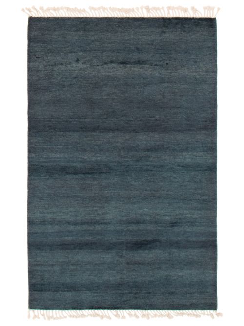 Pakistani Pak Finest Gabbeh 4'1" x 6'2" Hand-knotted Wool Rug 